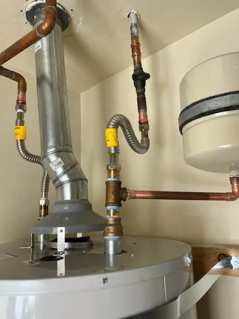 Water heater installation and plumbing repair in Sunbury
